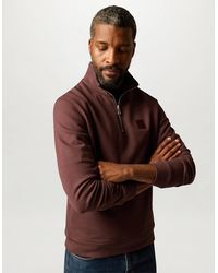 Belstaff - Logo Quarter Zip Sweatshirt - Lyst