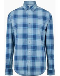 Timberland - Check Poplin Button Down Collar Long Sleeve Shirt - Lyst