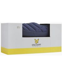 Lyle & Scott - Padded Textured Moccasin Slippers - Lyst
