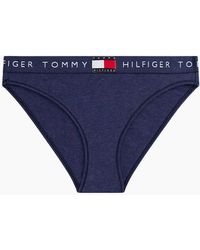 Tommy Hilfiger - Heritage Logo Bikini Brief, Heather - Lyst
