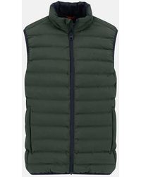 Fynch-Hatton - Basic Light Weight Gilet Dark Ivy - Lyst
