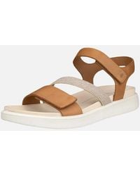 Ecco - Flowt Leather Sandals - Lyst