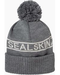 SealSkinz - Heacham Bobble Hat Dark/Cream - Lyst