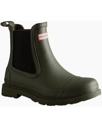HUNTER - Commando Chelsea Wellingtons - Lyst