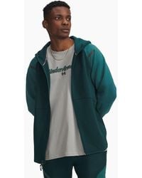 Under Armour - Unstoppable Hooded Solid Jacket With Zipped Pockets - Lyst