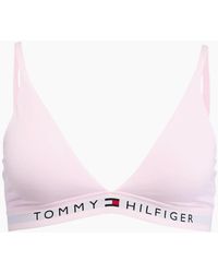 Tommy Hilfiger - Th Original Unlined Triangle Bra, Light - Lyst