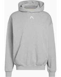 adidas - Graphic Hooded Neck Long Sleeve Oversized Sweatshirt - Lyst