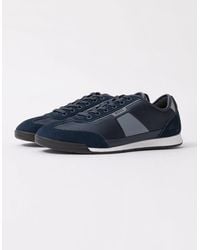BOSS - Boss Nitan Low-Top Trainers With Structured Trims - Lyst