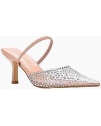 XY London - Ladies Tia Patent Perspex Court Shoes - Lyst
