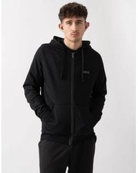 BOSS - Boss Authentic Zip Up Loungewear Hoodie 50545573 - Lyst