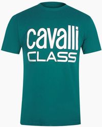Roberto Cavalli - Cavalli Class Bold Brand T-Shirt - Lyst
