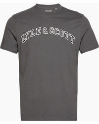 Lyle & Scott - Lyle & Scott Short Sleeve T Shirts Crew Neck Summer Logo Printed T Shirt - Lyst