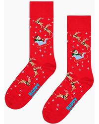 Happy Socks - Sleigh Socks - Lyst