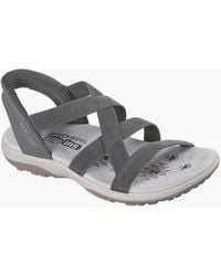 Skechers - Reggae Slim Stretch Flex Textile Sandals - Lyst