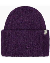 Barts - Kylar High Turn Up Knitted Beanie - Lyst