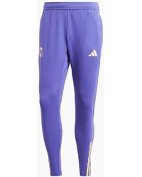 adidas - Real Slim Three Stripes Track Pants - Lyst