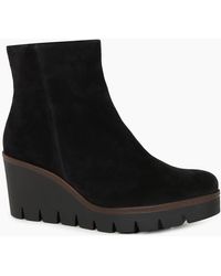 Gabor - Utopia Wedge Heel Ankle Boots - Lyst