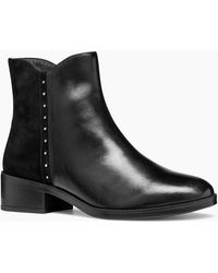 Geox - D Camexia Leather Boots - Lyst