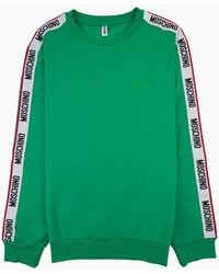Moschino - Underwear Tape Logo Crew Neck Sweatshirt - Lyst