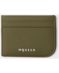 McQueen - Sling Logo Card Holder Military - Lyst