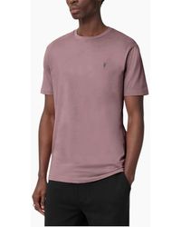 AllSaints - All Saints T Shirts Crew Neck Slim Short Sleeve Casual Summer Cotton Tee - Lyst