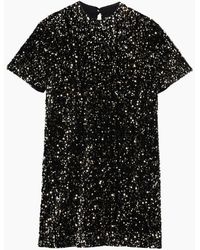 Ted Baker - Audriyy Velvet Sequin Mini Dress - Lyst