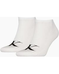 Calvin Klein - 2-Pack Ck Jeans Logo Sports Trainer Socks - Lyst