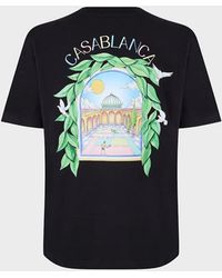 CASABLANCA - 'Arche De Tennis Short Sleeve T-Shirt - Lyst