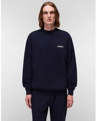 Napapijri - Small Box Crew Neck Sweatshirt - Lyst