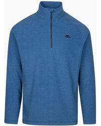 Trespass - Keynote Anti Pilling 1/4 Zip Fleece Top - Lyst