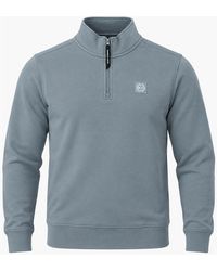 Marshall Artist - Marchio 1/4 Zip Sweatshirt Storm - Lyst