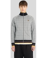Lyle & Scott - Hawick Cotton Check Track Jacket - Lyst