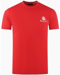 Aquascutum - London Aldis Brand Logo On Chest T-Shirt - Lyst