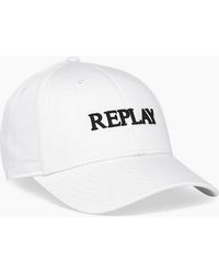 Replay - Embroidered Logo Baseball Cap - Lyst