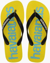 Havaianas - Top Logomania Flip Flops - Lyst