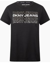 DKNY - Jeans Multi Logo T-Shirt - Lyst