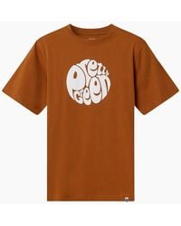 Pretty Green - Gillespie Ss Rust T-Shirt - Lyst