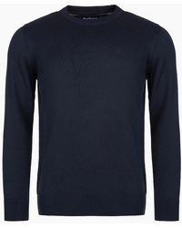 Barbour - Heritage Pima Cotton Crew Neck Jumper - Lyst