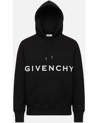 Givenchy - 4G Logo Embroidered Hooded Sweatshirt - Lyst