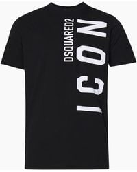 DSquared² - T-Shirt Large Icon Logo - Lyst