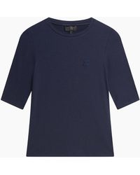 Ted Baker - Casy Fitted Half Sleeve Chest Branded T-Shirt - Lyst