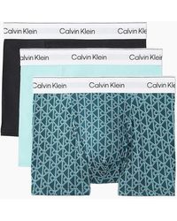 Calvin Klein - 3 Pack Icon Cotton Stretch Relaxed Fit Trunk - Lyst