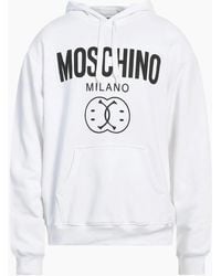 Moschino - Milano Double Smiley Hoodie - Lyst