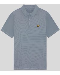 Lyle & Scott - Microstripe Technical Polo Shirt - Lyst