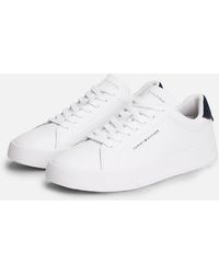 Tommy Hilfiger - Court Leather Detailed Trainer - Lyst