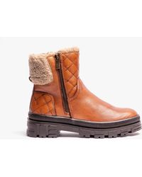 Lotus - Lavigne Ankle Boots Tan - Lyst