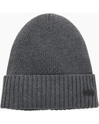 BOSS - Fati Virgin Wool Beanie - Lyst