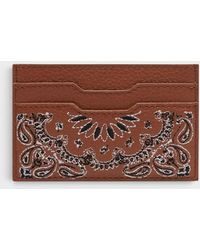 Amiri - Leather Bandana Cardholder - Lyst