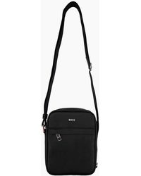BOSS - Zair Ns Zip Logo Detail Reporter Bag 001 - Lyst
