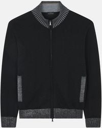 Paul & Shark - Pure Wool Full Zip Sweater - Lyst